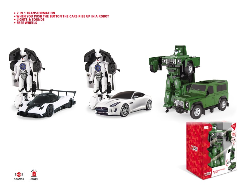 52011 - DIE CAST TRANSFORMABLE - with LIGHTS & SOUND